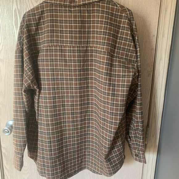 NWT 2 piece set Bustier and plaid oversized shirt - Picture 5 of 5